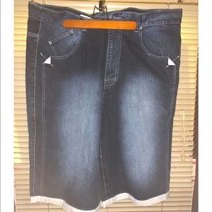 Koman Jean shorts faded relaxed fit vintage
